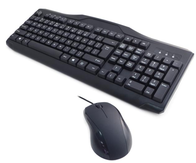 Wired USB Keyboard & Optical Mouse Combo