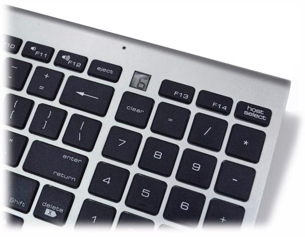 2 Zone Bluetooth Mac Compatible Keyboard