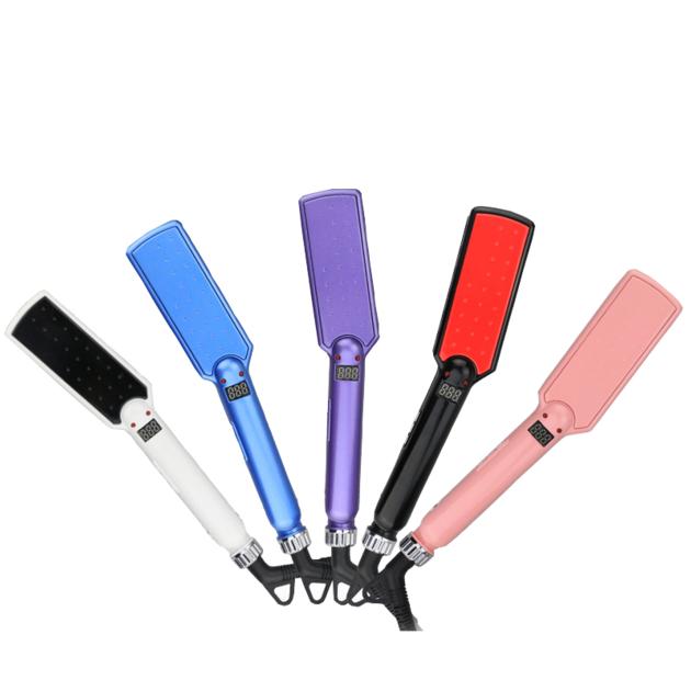Unique "7" shape design MCH heater Permanent hair straightening Hair straightener