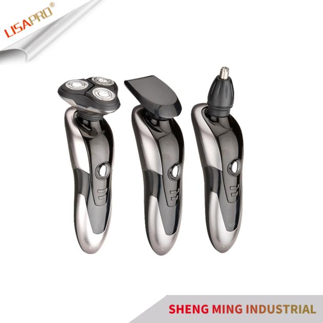 Professional electric washable rechargeable adapter DC power electric men shaver and trimmer