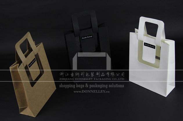 kraft paper bag/promotional paper bag/gift paper bag with handles