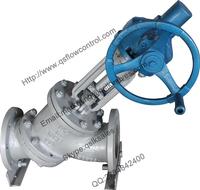 Y type slurry valve