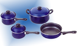 7pcs non-stick cookware set -belly shape