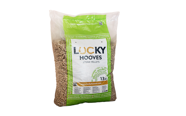 Lucky Hooves halmpellets horse bedding straw pellets