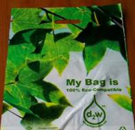 100% Degradable Shopping Bags