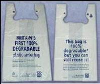 100% Degradable Shopping Bags