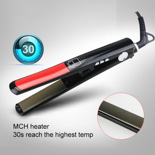 Portable Ceramic Titanium Infrared Hair Straightener