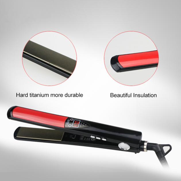 Portable Ceramic Titanium Infrared Hair Straightener
