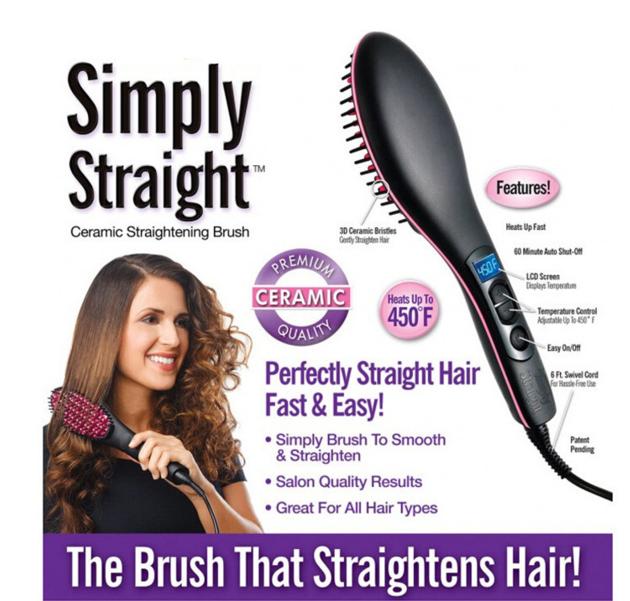 Electric LCD Display Hair Straightening Irons