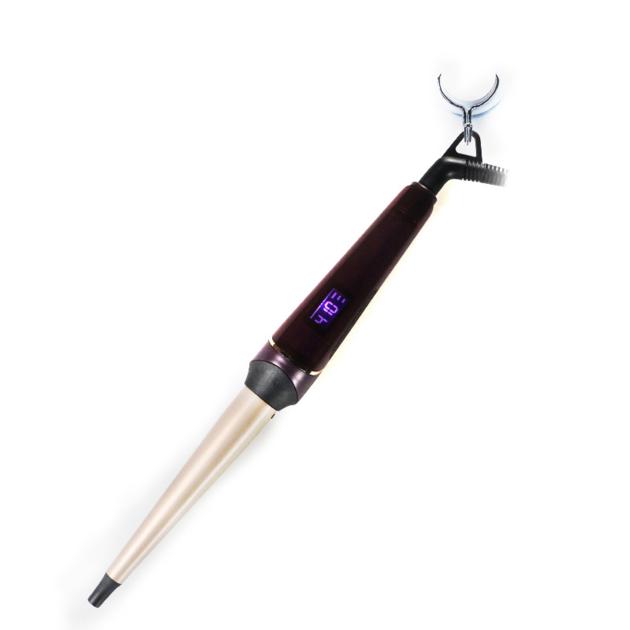 Womens's hair curlers 45W gold cone curling wand iron
