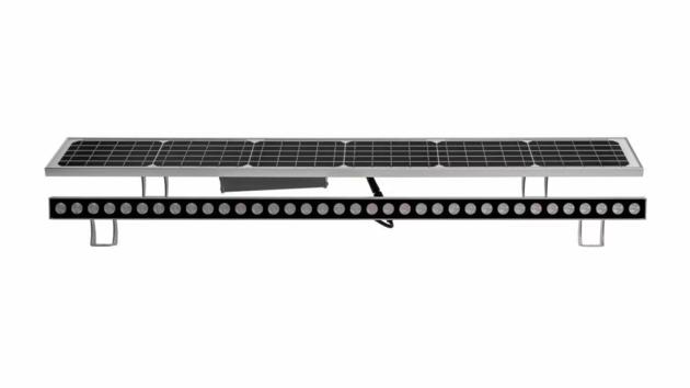 New release solar flood light for outdoor wall and billboard lighting