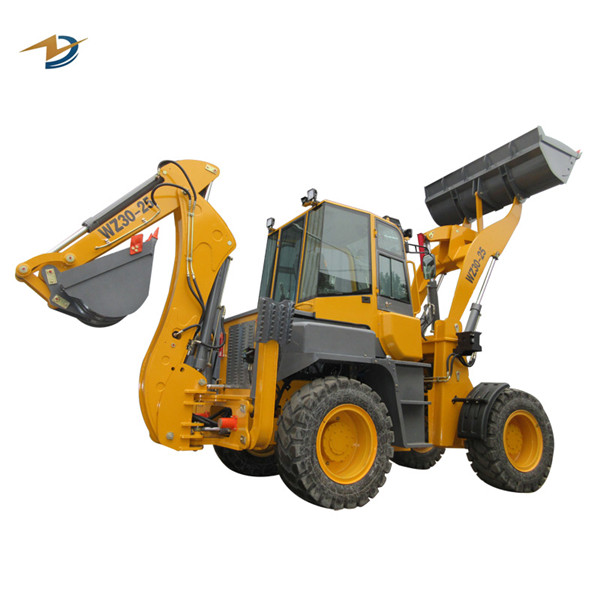 Towable mini backhoe loader excavator loader
