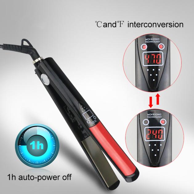 Portable Ceramic Titanium Infrared Hair Straightener