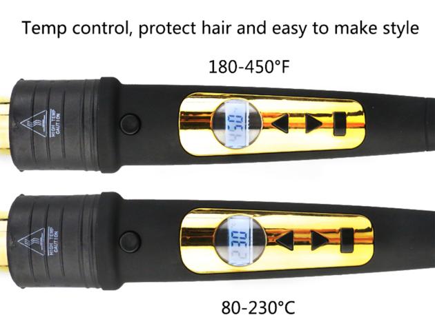 Golden Outer Finished 4P Interchangeable Curling