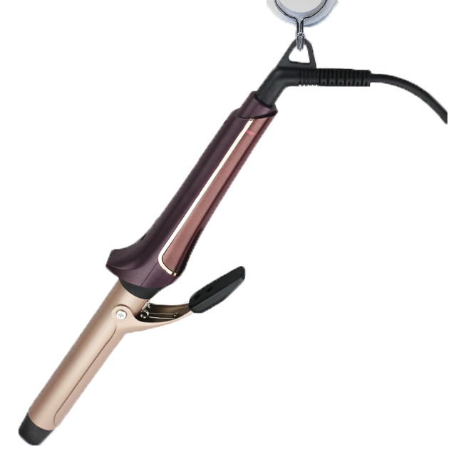 Gold barrel Balance Tourmaline ceramic Cone hair curling iron hair curler