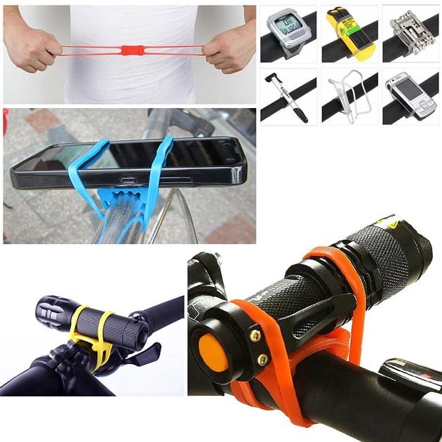 Silicone Elastic Bike Mount Holder for Mobile Phone
