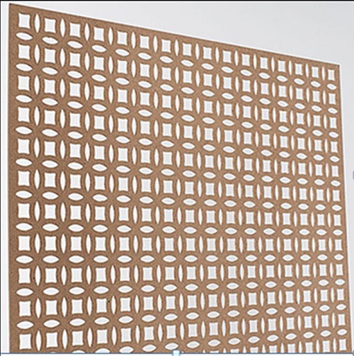 Decorative hole perforated metal mesh