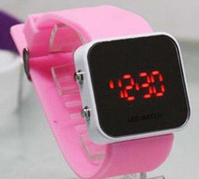silicone LED watch