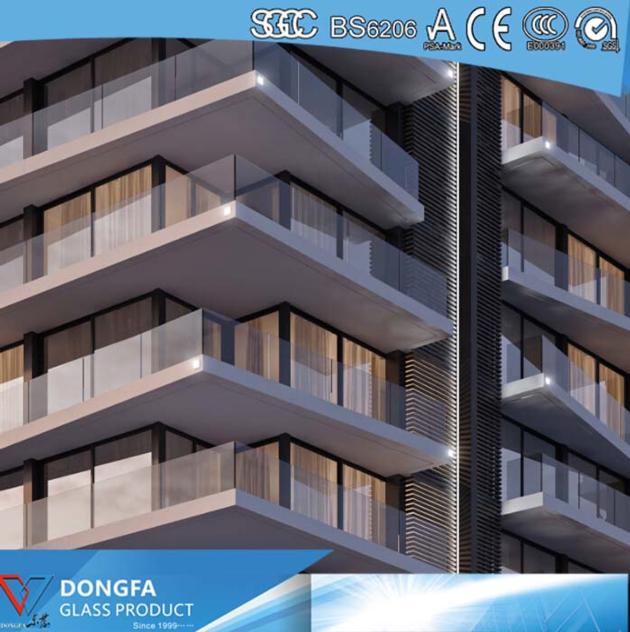 Sentryglas Laminated Glass For U Channel