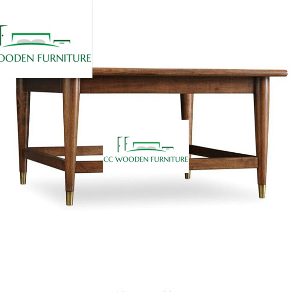 Simply style oak wood rockwell coffee table