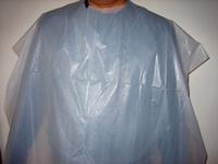 Disposable PE hair cape