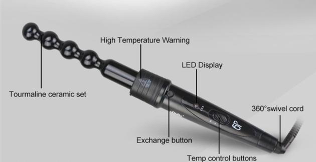 Interchangeable Hair Curlers 6 In 1
