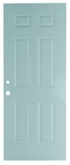 6 Panel powder coating steel door