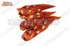 Pet food, pet snack, dog treat, dry chicken jerky with cheese