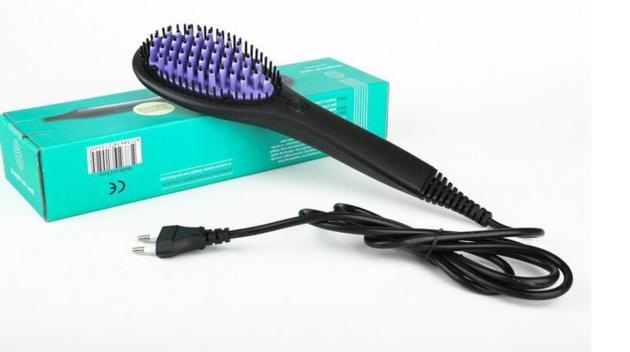 Straightens Dries Wet Hair Silicone Ceramic