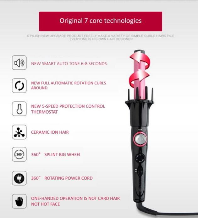 Beauty Salon Hairstyles Spins Curling Irons