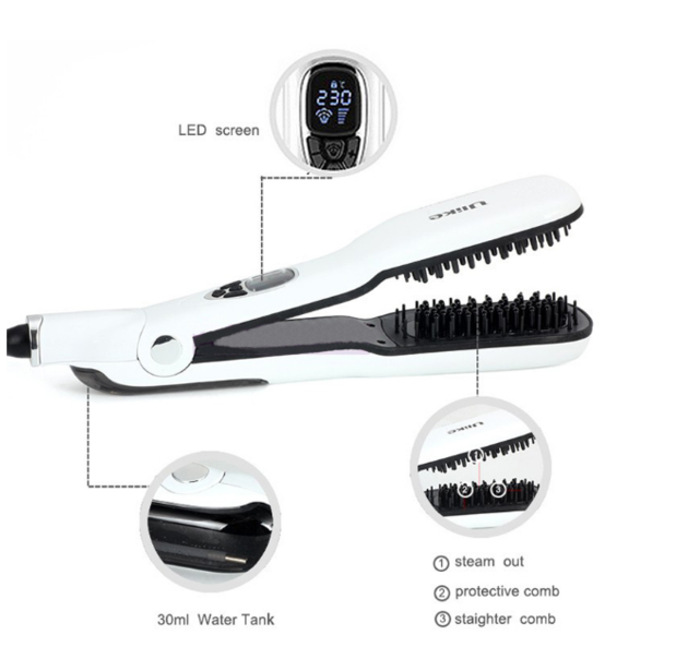 Professional Steam Hair Straighteners Electric Hair