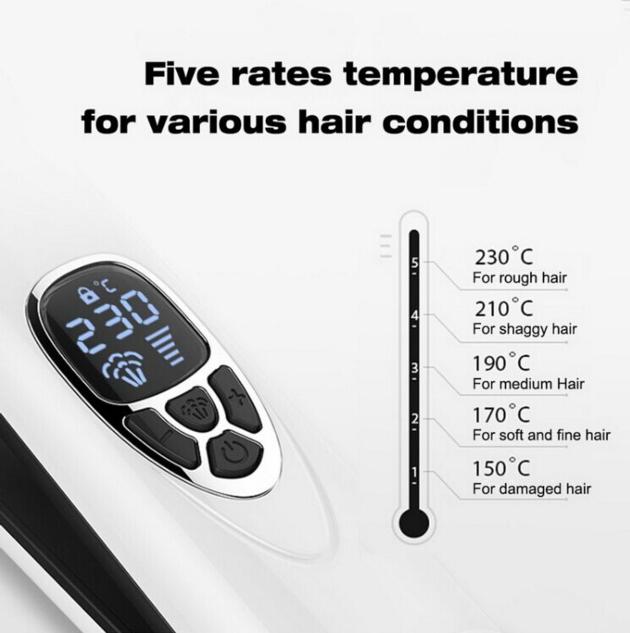 Professional Steam Hair Straighteners Electric Hair