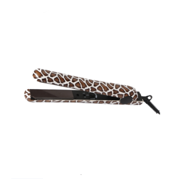 Stylist Light up LED Water transfer printing Pure ceramic hair straightener