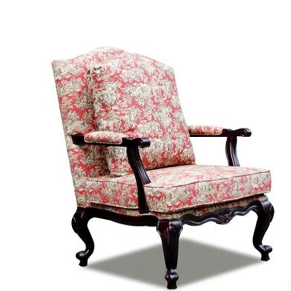 French style wood chair study room chair sleeper sofa