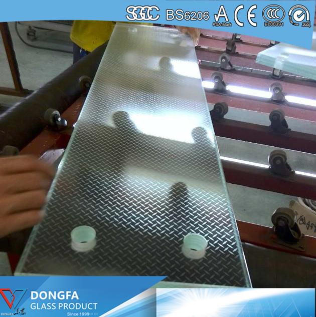 Anti Slip SGP Laminated Glass Stair