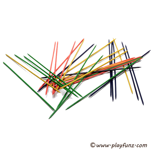 new For Children Wooden Multicolor Garden Games Giant Pick Up Sticks-30pcs