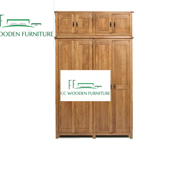 Classical wood wardrobe Elm wardrobe closet wardrobe armoire