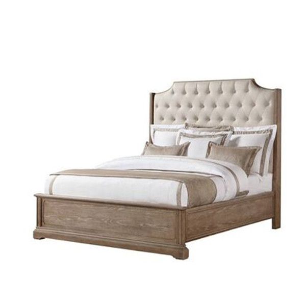 American country style birch wood bed farmhouse bed