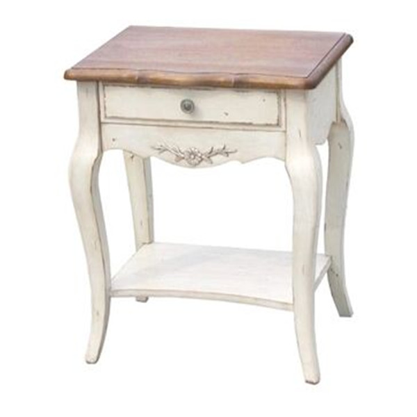 American bedside table classical solid wood bedside table nightstand end table