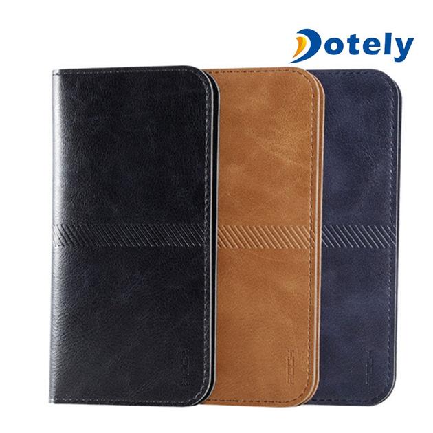 Universal Wallet Case Leather Phone Case Cover Stand with Card Holder