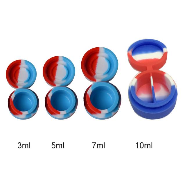 Non Stick Silicone Jars Wax Container Set for Ecig Accessories