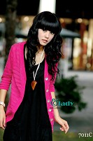 Shell Buttons knit shawl