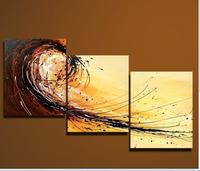 Abstract modern framed art oil painting on canvas