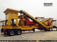 Mobile crushing and screening plant dragon crusher for sale
