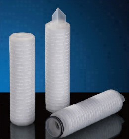 Polypropylene pleated filter cartridge