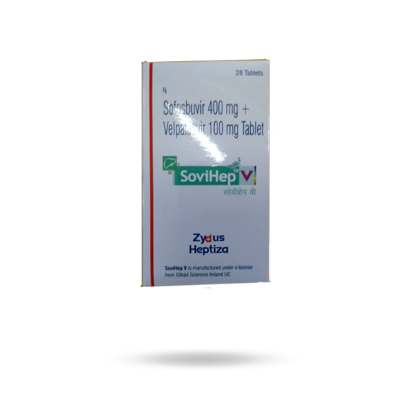 Sovihep V : Velpatasvir 100 mg and Sofosbuvir 400 mg Tablets
