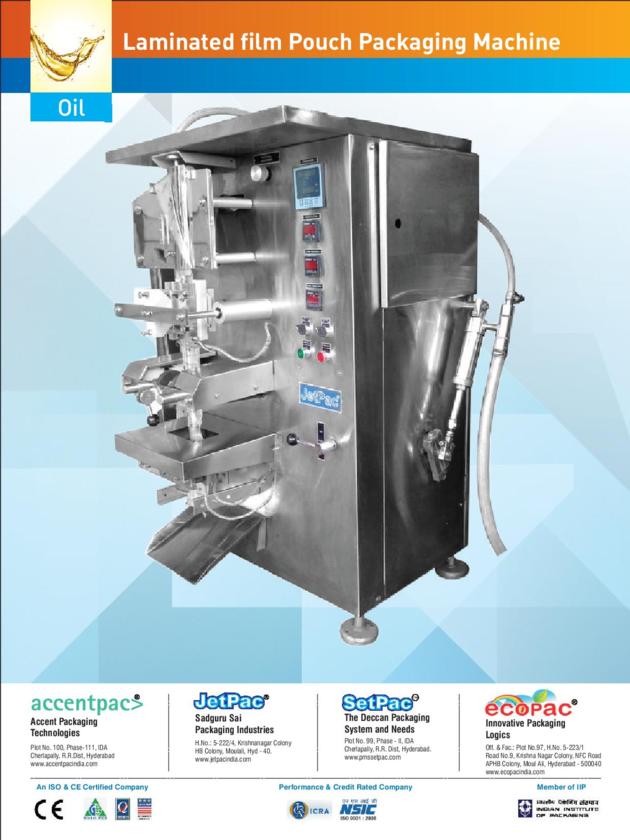 Oil Ghee Pouch Packaging Machine
