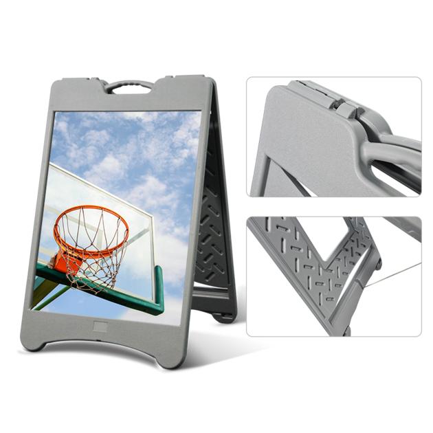 Outdoor Double Sides Plastic Poster Stand
