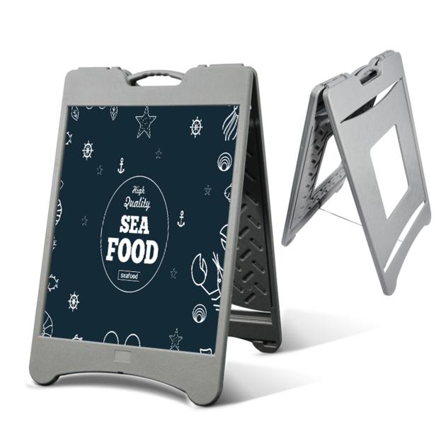 Outdoor Double Sides Plastic Poster Stand