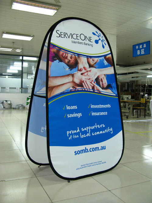 Advertising Horizontal Pop Up Frame Banner